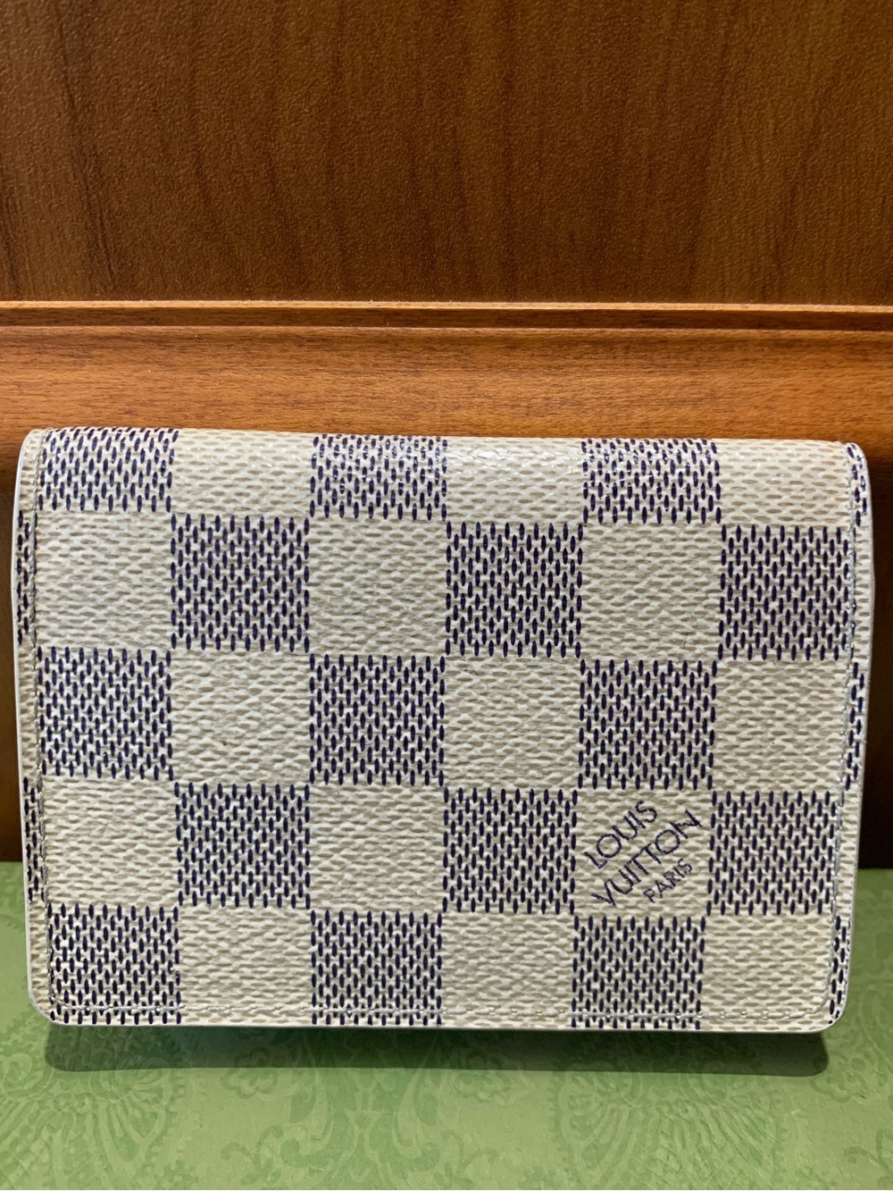2️⃣9️⃣9️⃣🇨🇦LV Damier Azur Card Holder⚪️